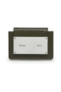 Matin Kim Accordion Wallet — Brass Hardware — Khaki