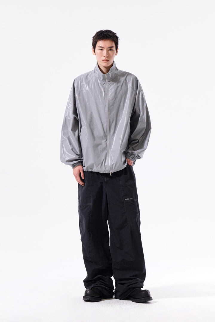 Matin Kim Multi Panel Parachute Pants — Black