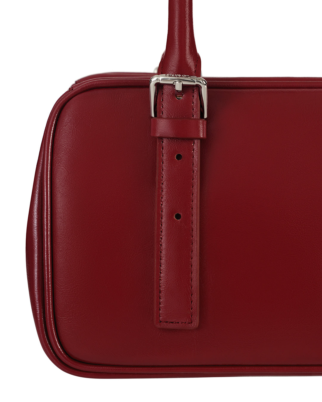 Stand Oil Square Bowling Bag — Red wine