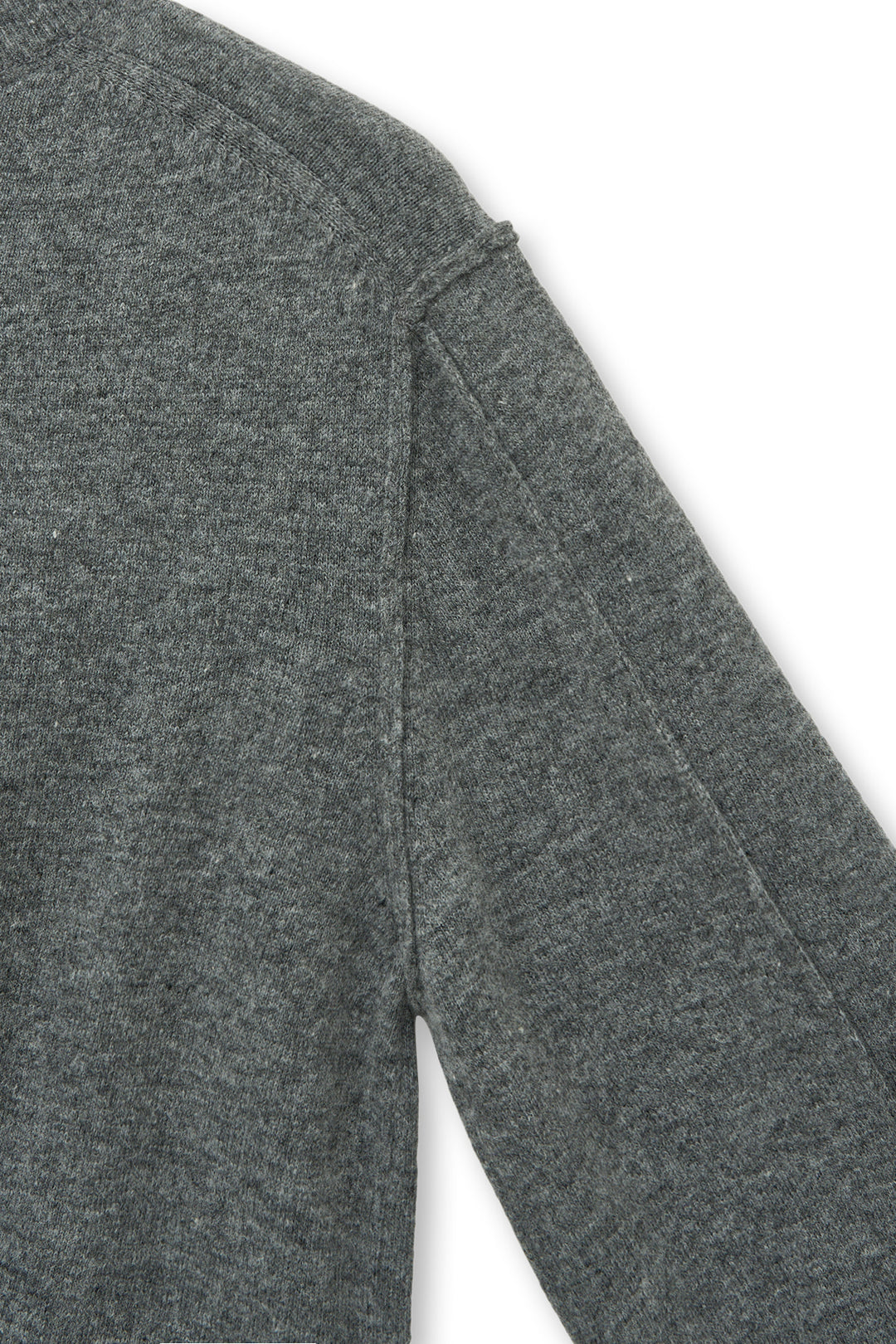Matin Kim Cashmere Blended Round Knit — Gray