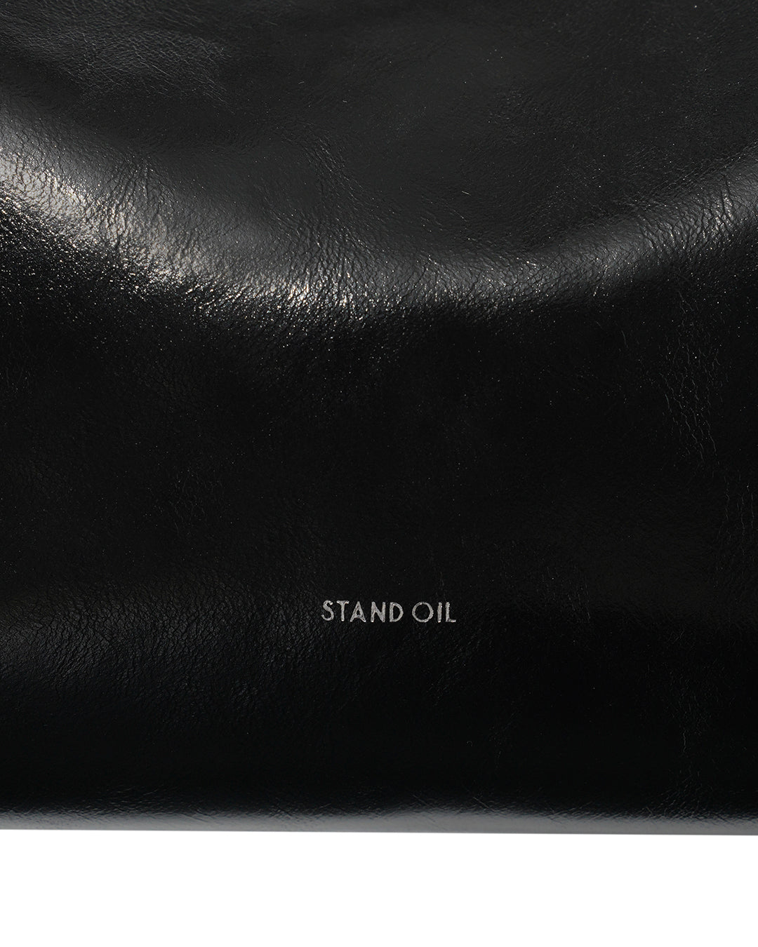 Stand Oil Plump Bag — Triangle Shoulder — Black