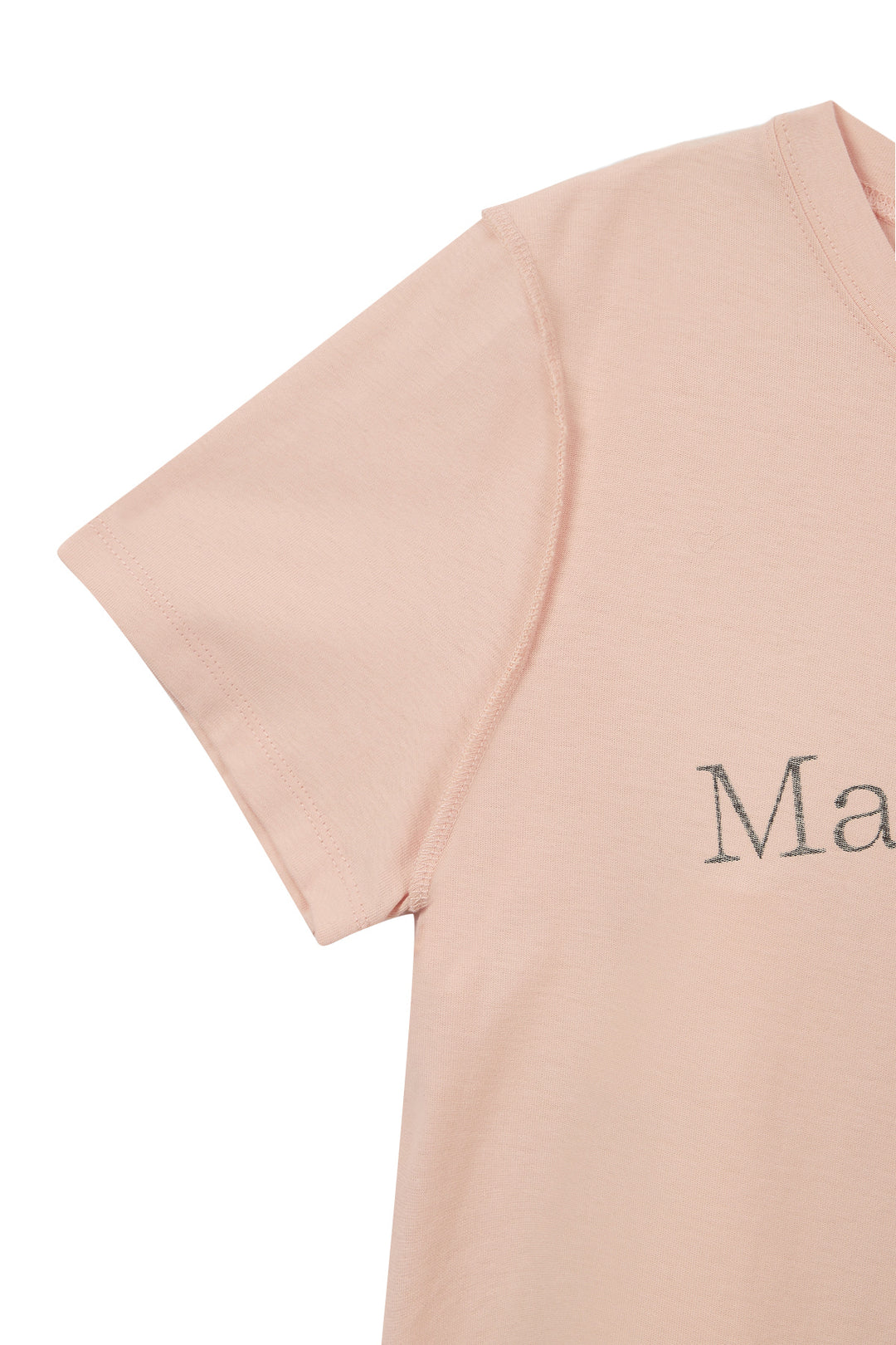Matin Kim Diagonal Logo Reversible Crop Top — Orange