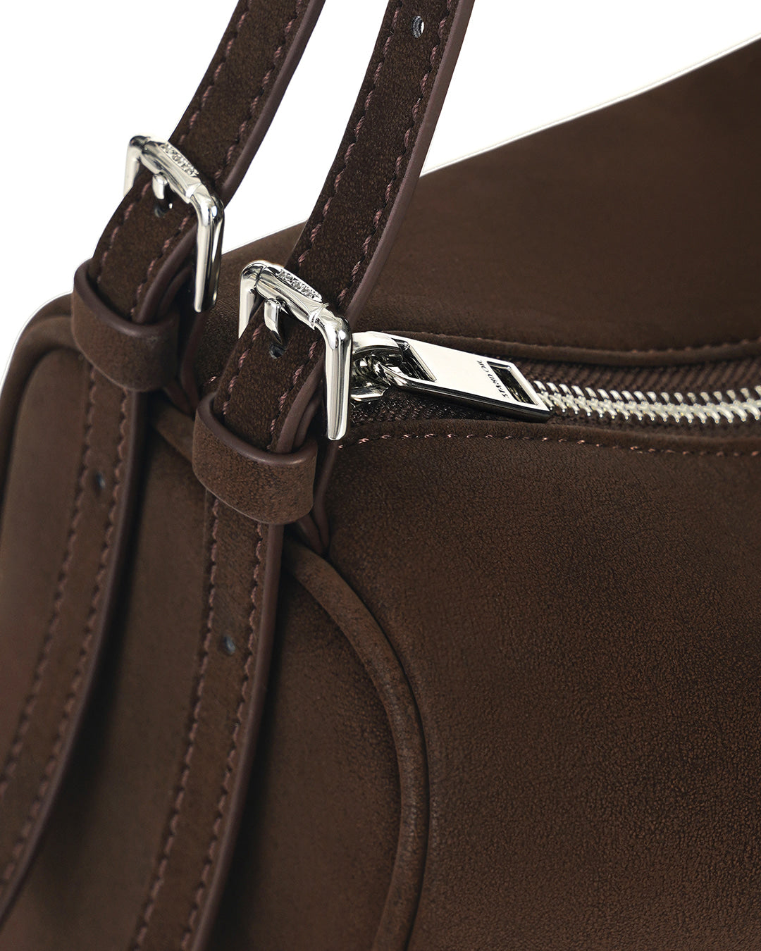 Stand Oil Melly Bag — Glossy Wrinkle Leather — Maroon