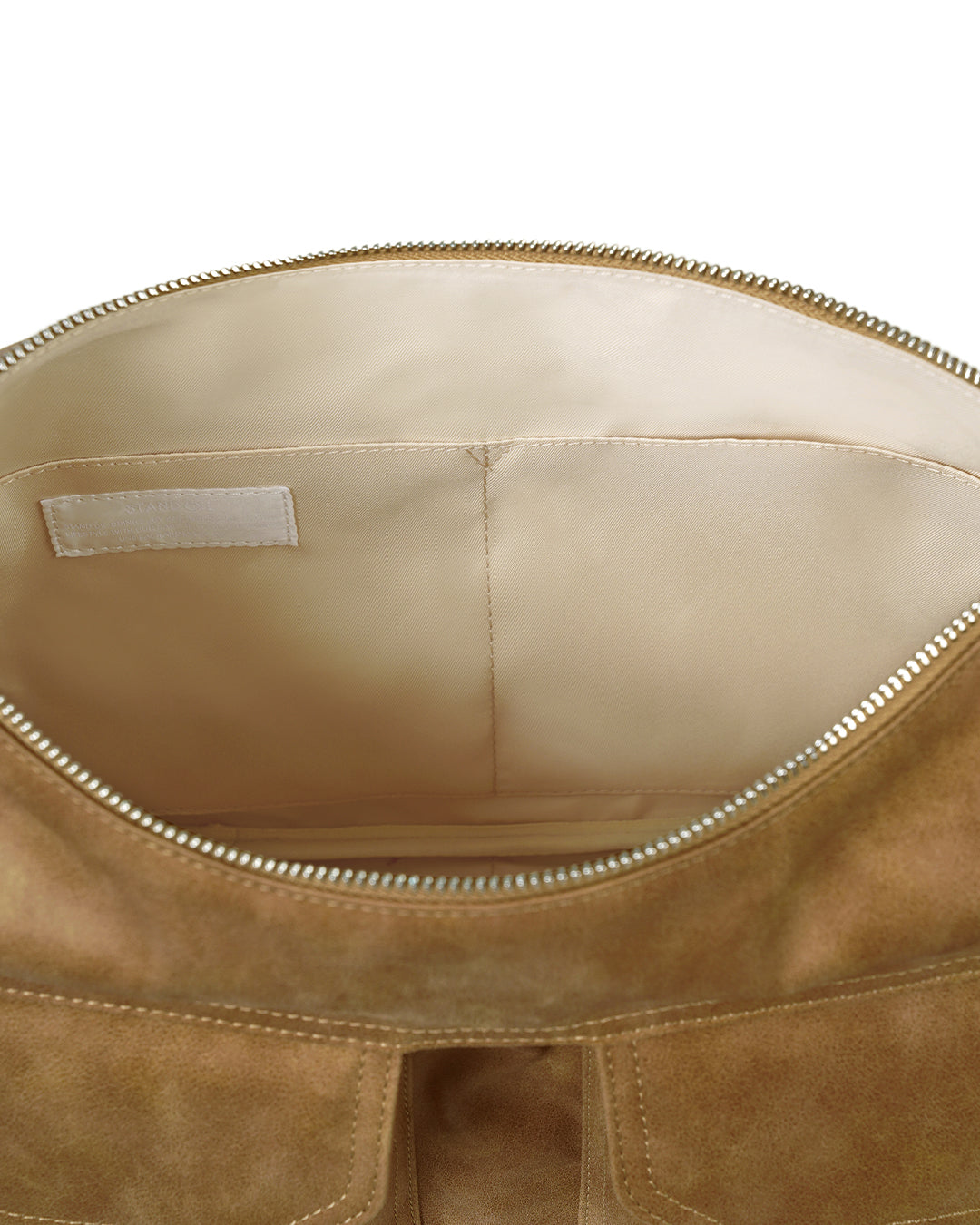 Stand Oil Joey Bag — Structured Crossbody — Camel