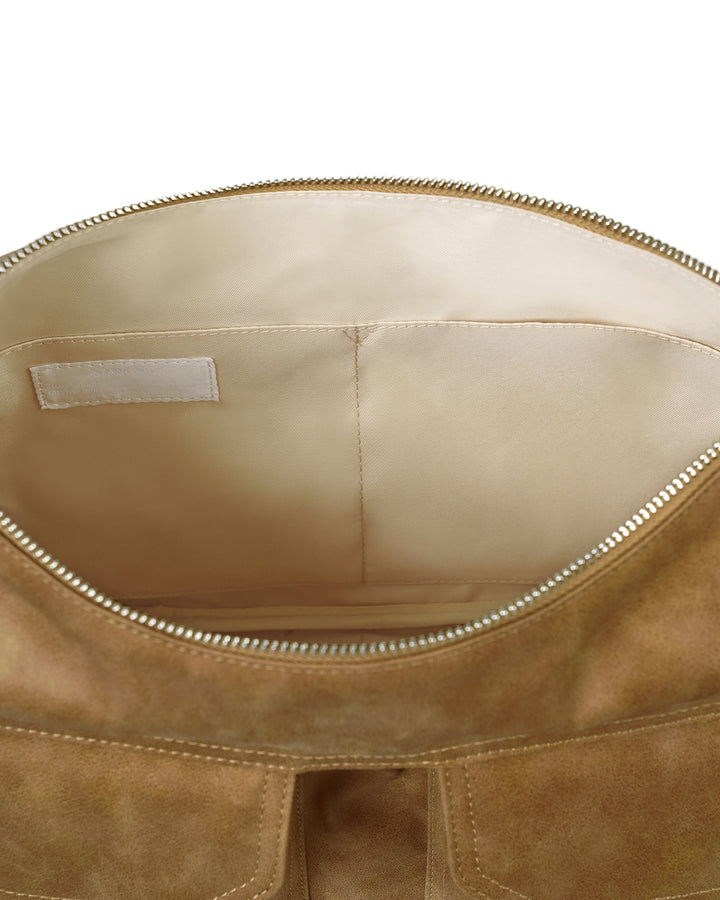 Stand Oil Joey Bag — Structured Crossbody — Camel