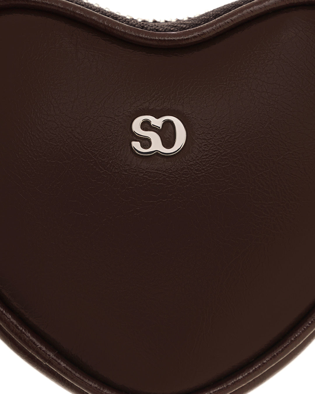 Stand Oil Heart Pods Keyring — Maroon