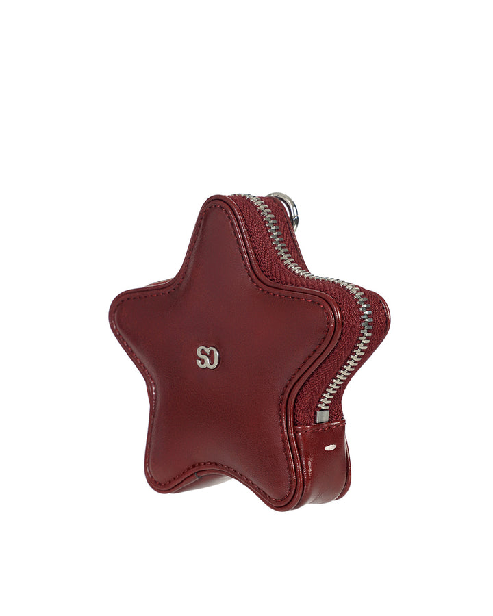Stand Oil Star Pods Keyring — Red wine