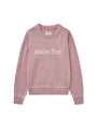 Matin Kim Color Trim Line Logo Pullover — Pink