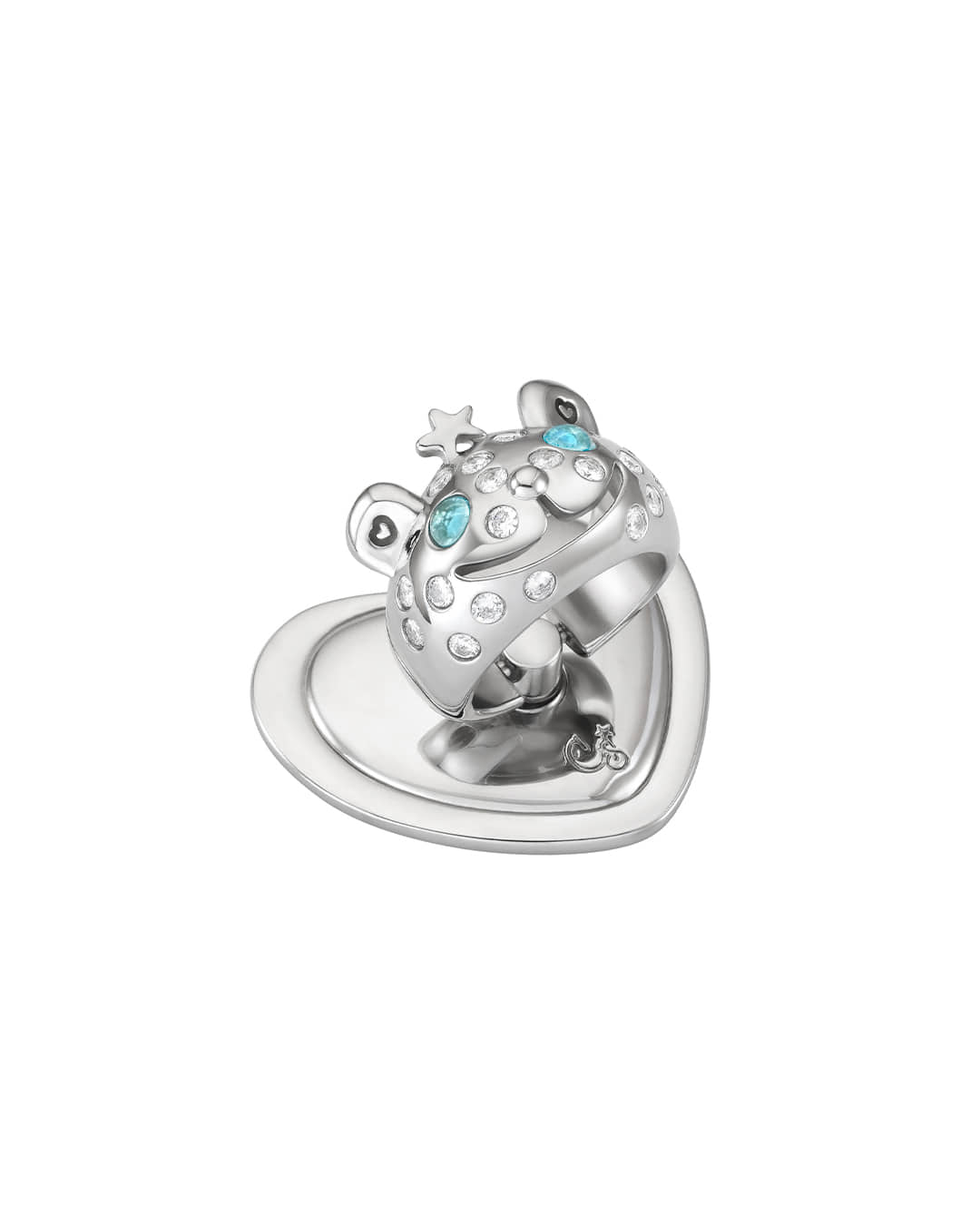 Stand Oil Princess Bear Grip Ring — Silver