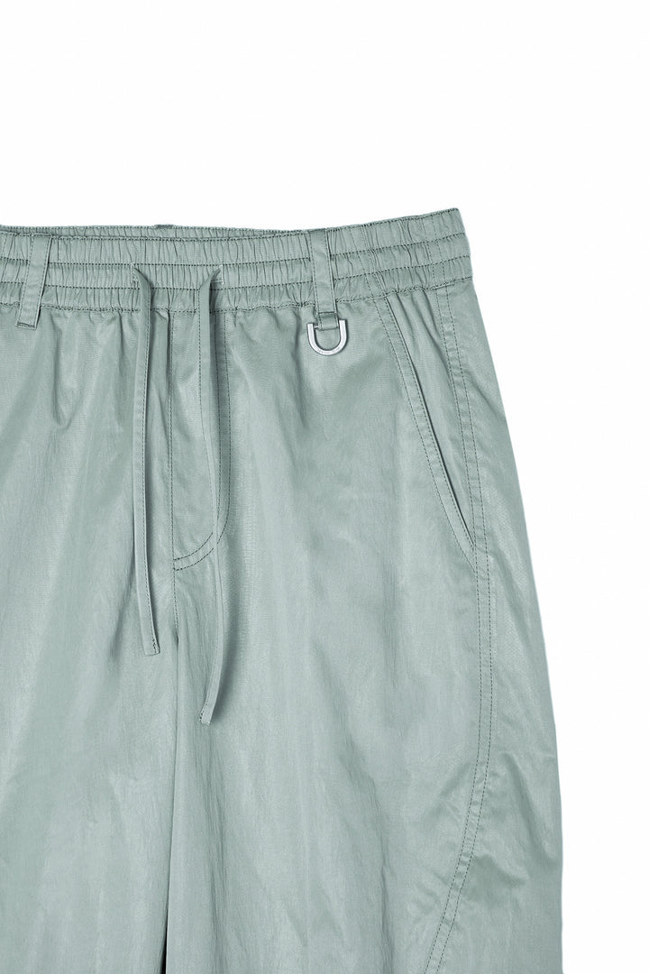 Matin Kim Glossy Banding Track Pants — Mint