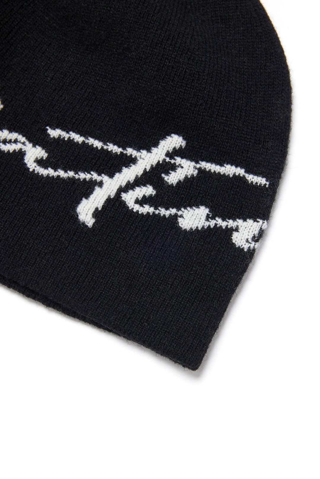 Matin Kim Logo Script Beanie — Black