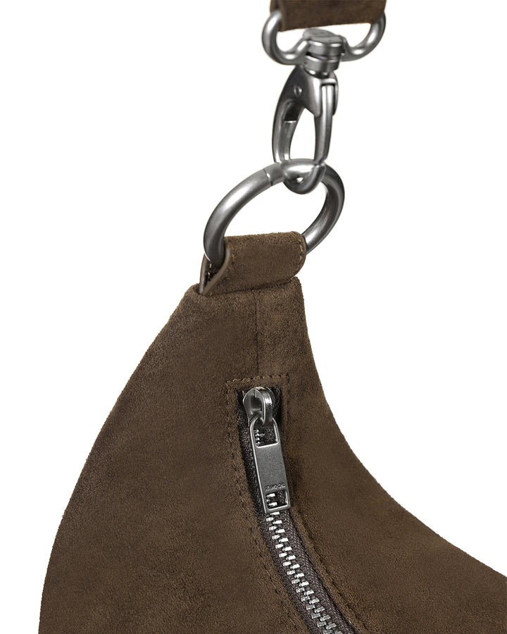 Stand Oil Mauve Bag — Soft Hobo Crossbody — Brown