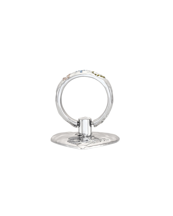 Stand Oil Heart Initial Gripring — Silver