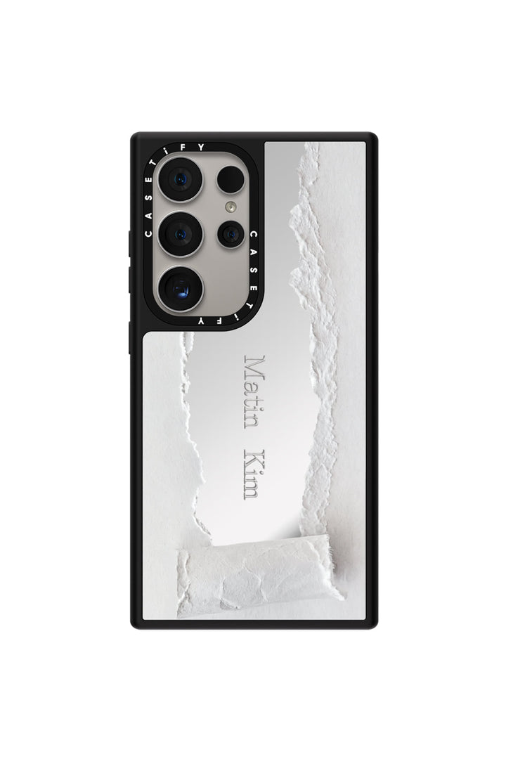 Matin Kim x Casetify Paper Case — Silver