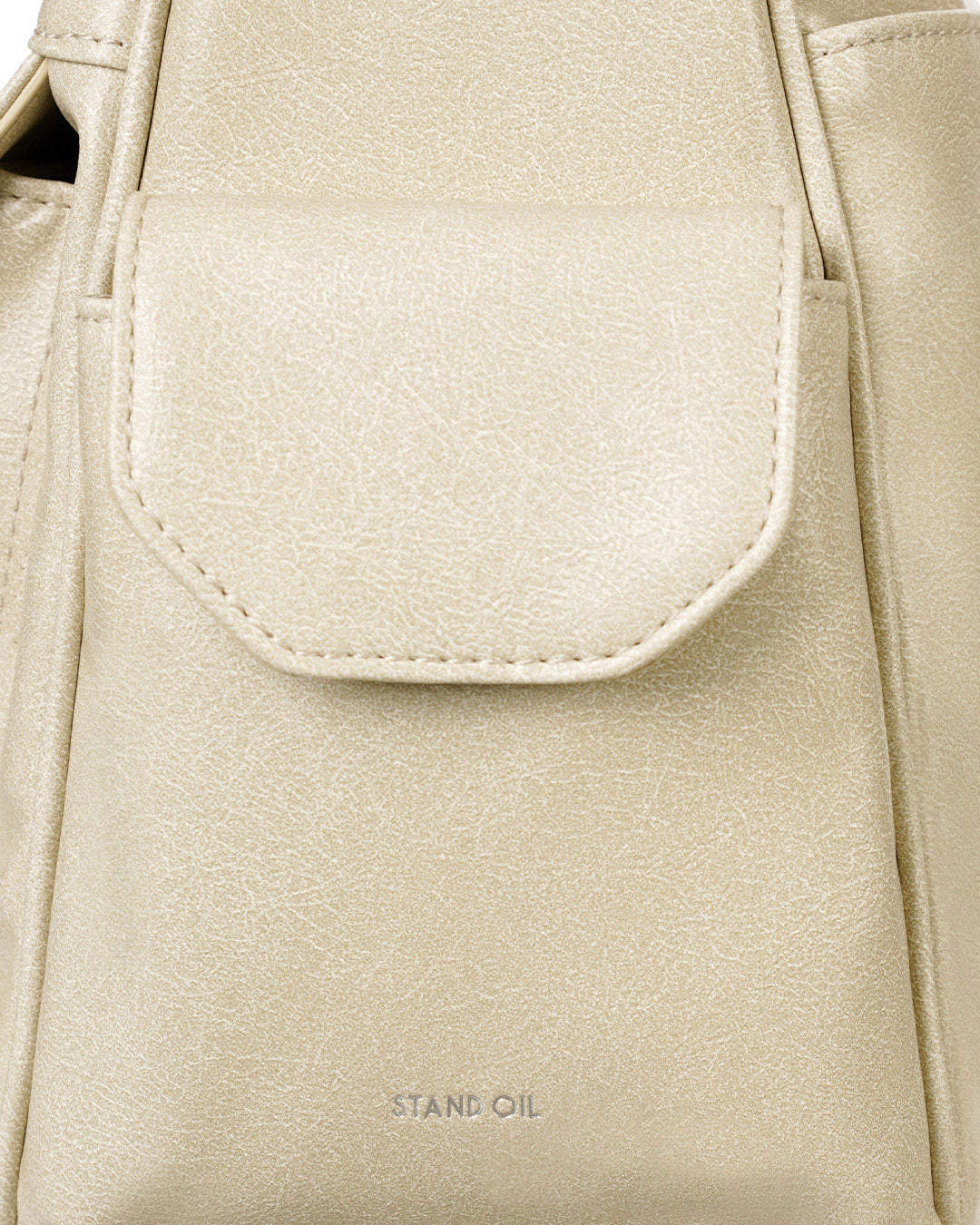 Stand Oil Joey Bag — Structured Crossbody — Cream
