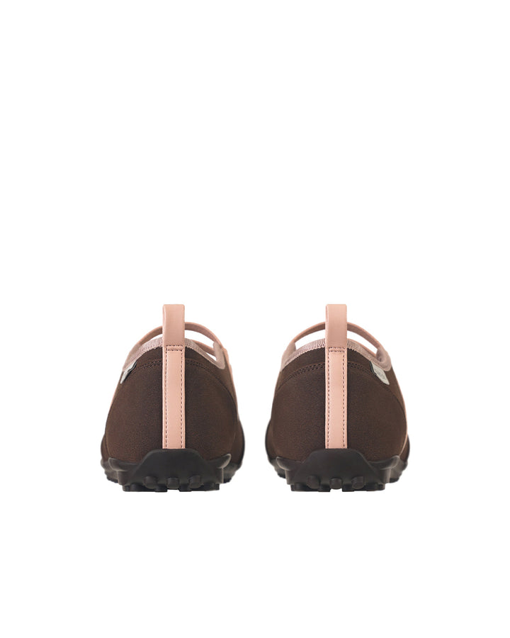 Stand Oil Strap Mary Jane Sneakers — Brown Combi