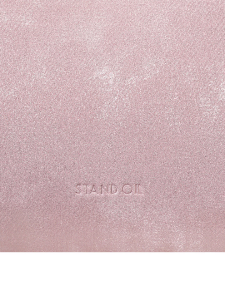 Stand Oil Lene Bag · Wrinkled Leather Crossbody — Pink