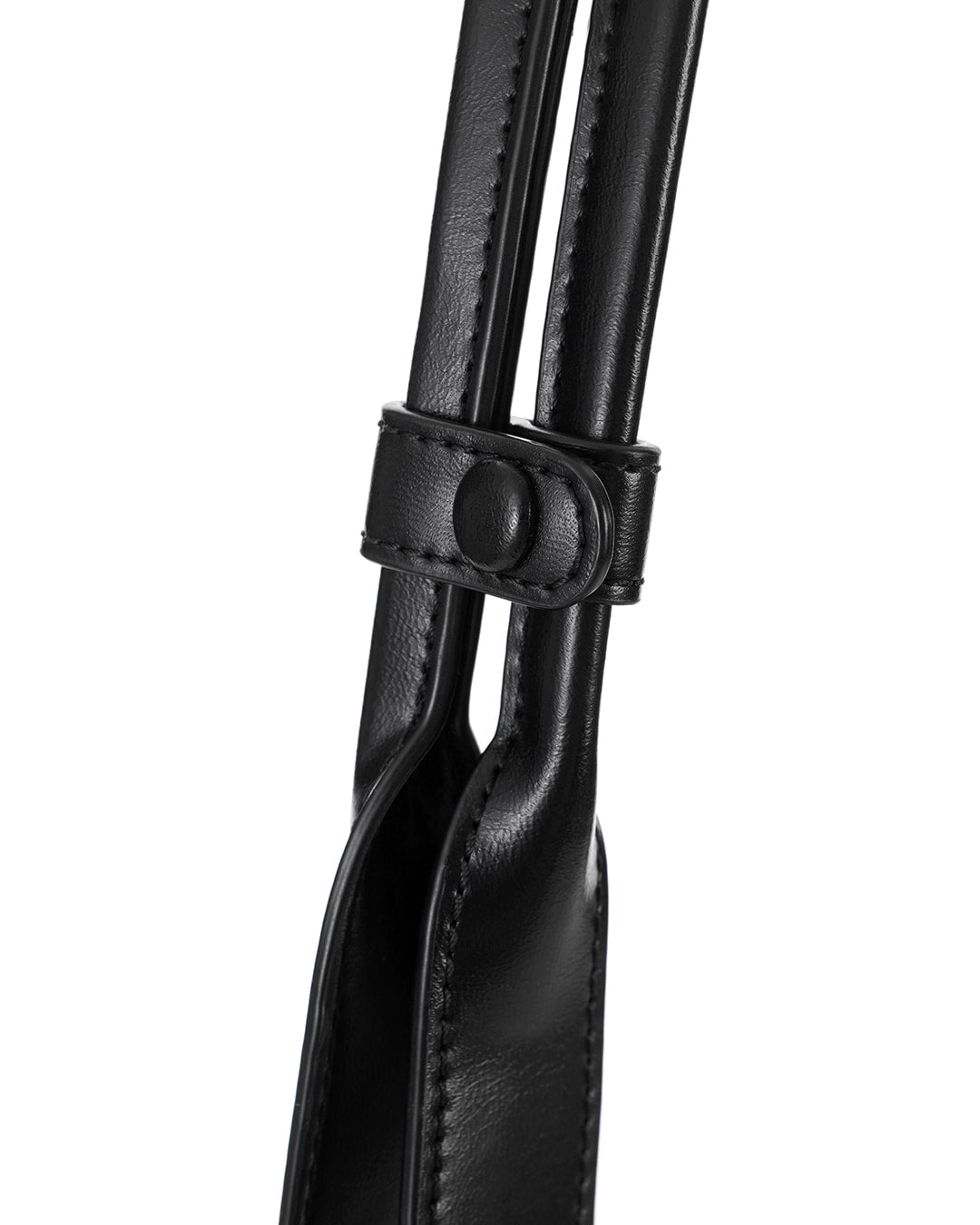 Stand Oil Boat Bag — Glossy Shoulder Crossbody — Black