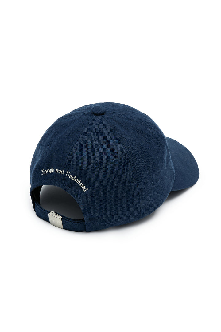 Matin Kim Logo Stitch Ball Cap — Navy blue