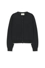 Matin Kim Back Logo Sheer Cardigan — Black