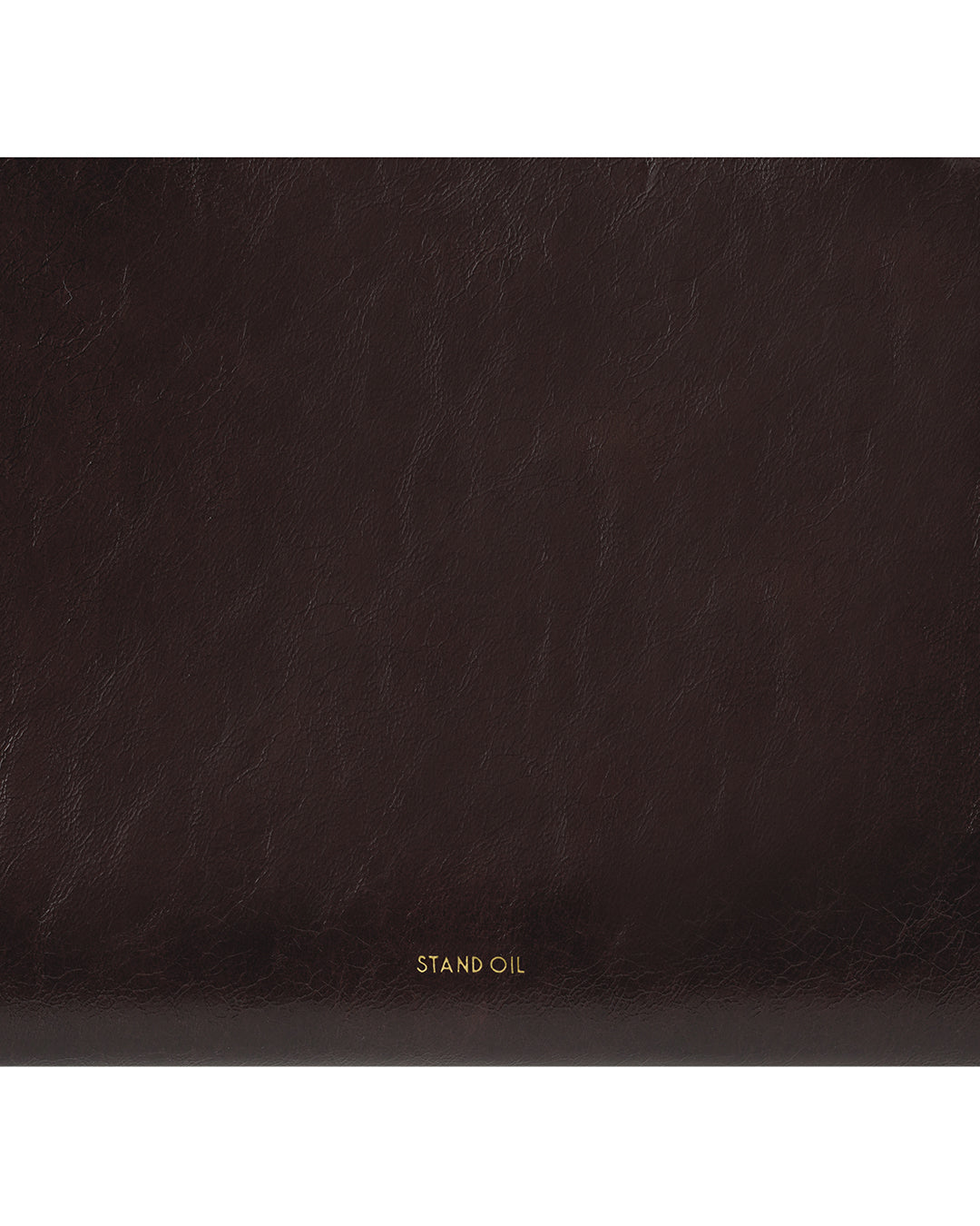 Stand Oil Oblong Bag — Structured Shoulder — Maroon