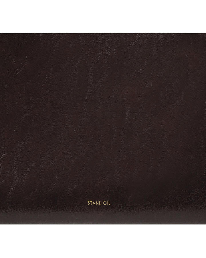 Stand Oil Oblong Bag — Structured Shoulder — Maroon