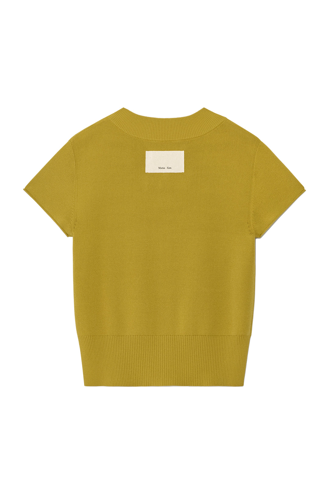 Matin Kim Pocket Point Half Cardigan — Olive
