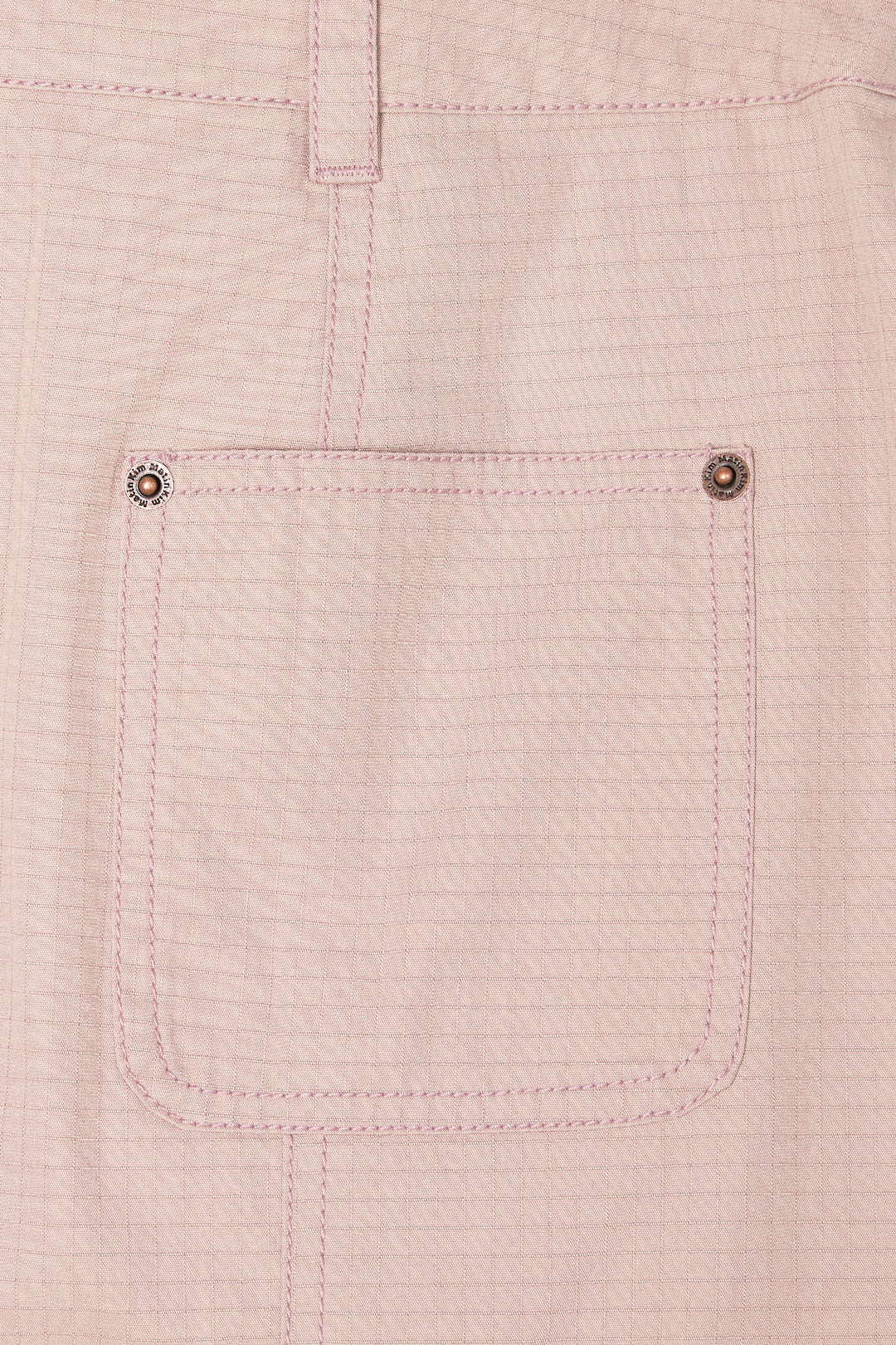 Matin Kim Pocket Foldover Wrap Mini Skirt — Pink