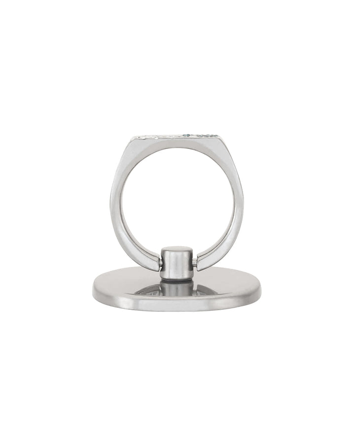 Stand Oil Star Beam Gripring — Cubic Star Charm — Silver