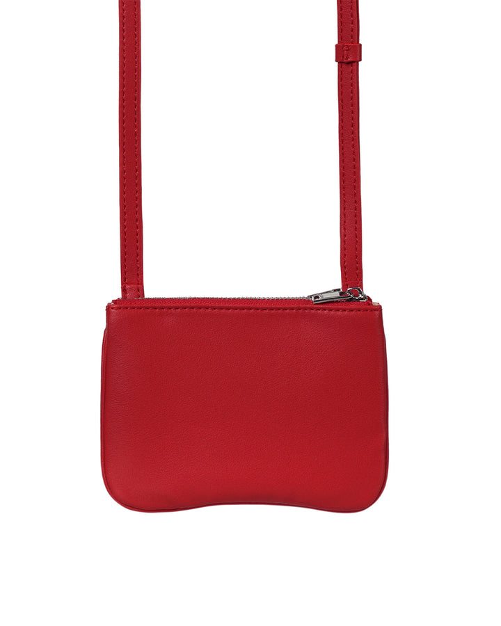 Stand Oil Cookie Accordion Bag — Red