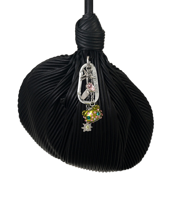Stand Oil Princess Bear Keyring — Silver