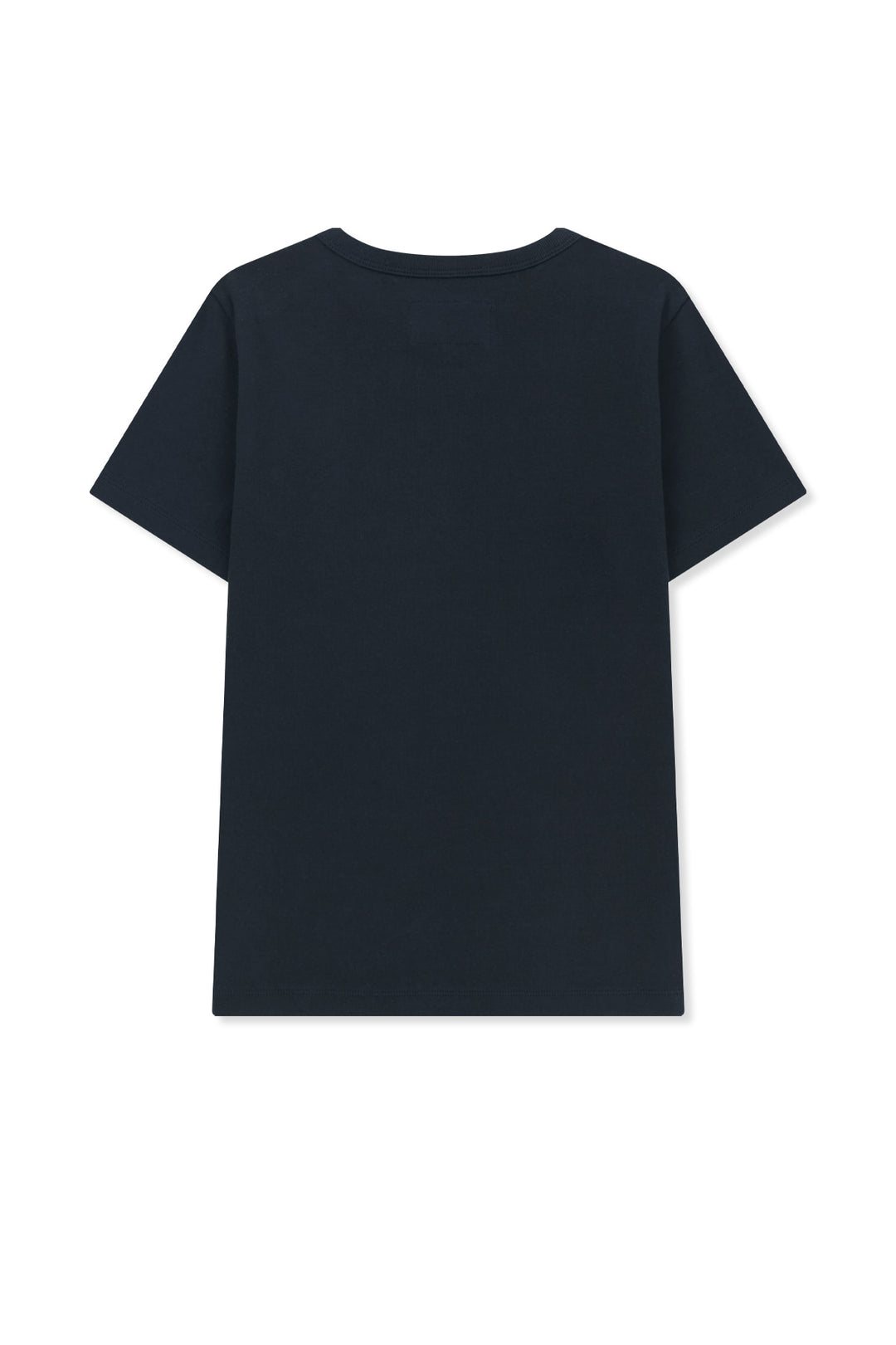 Matin Kim Label Detail Slim Fit Top — Navy blue