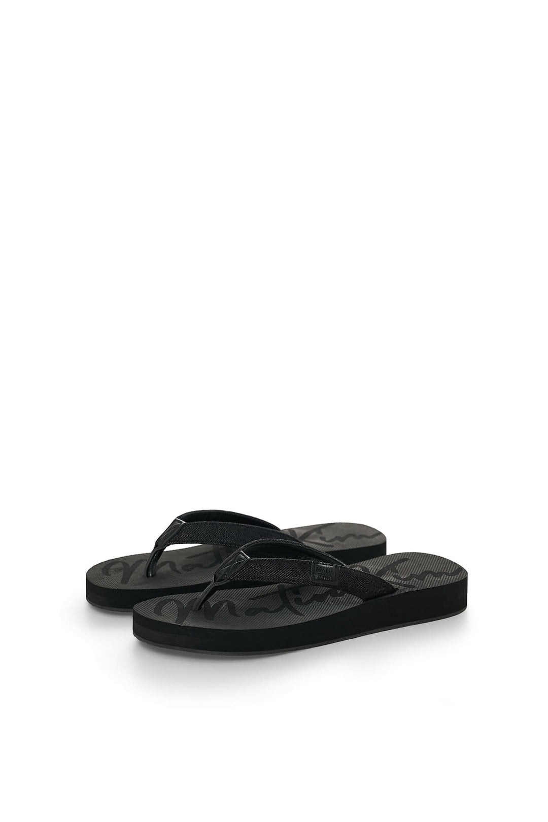 Matin Kim Denim Loop Flip Flop — Black