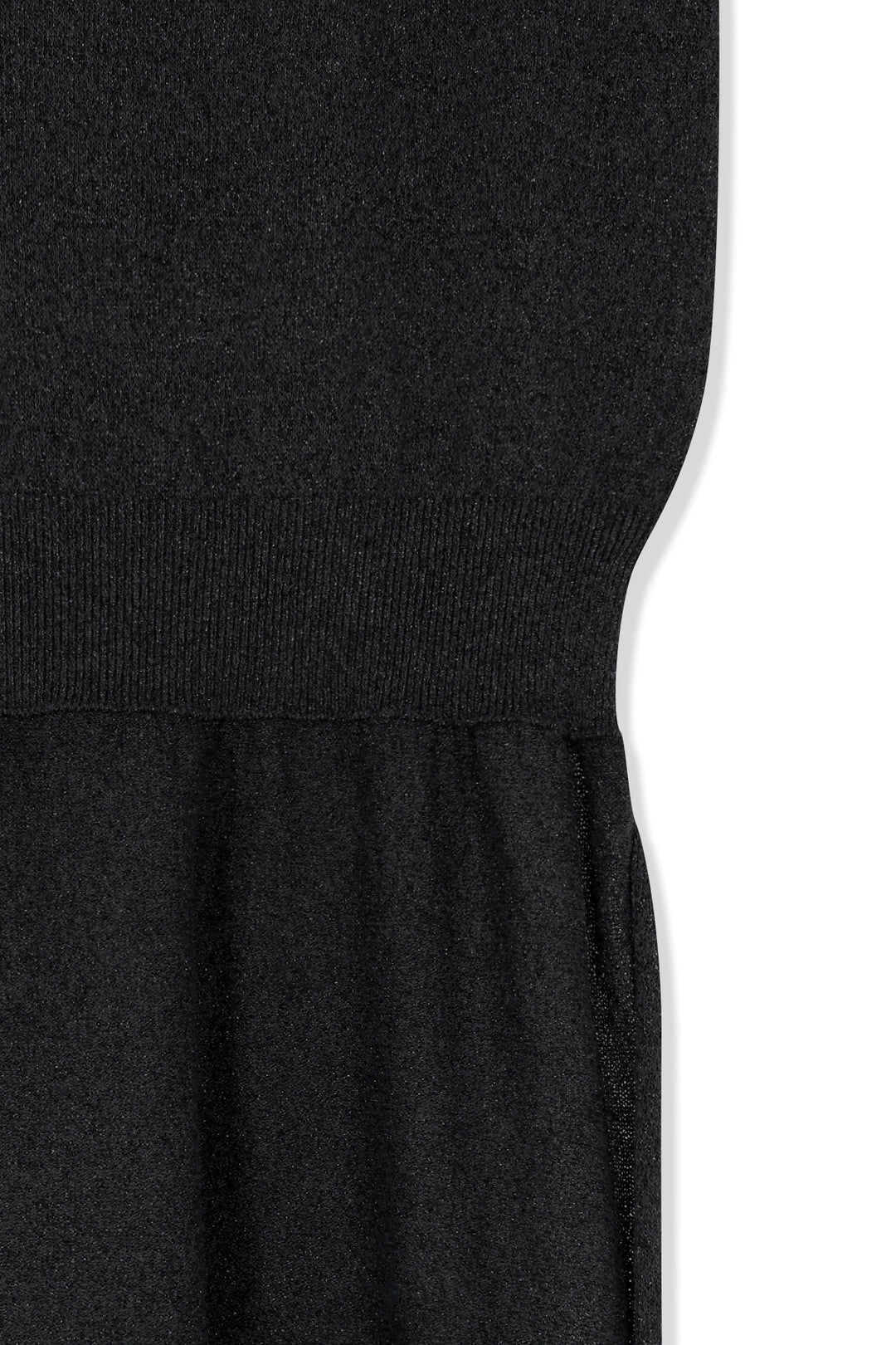Matin Kim Layered Tie Halter Neck Knit Top — Black