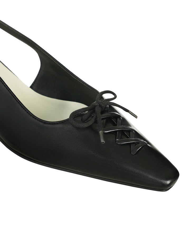 Stand Oil Rosie Slingbacks — Black