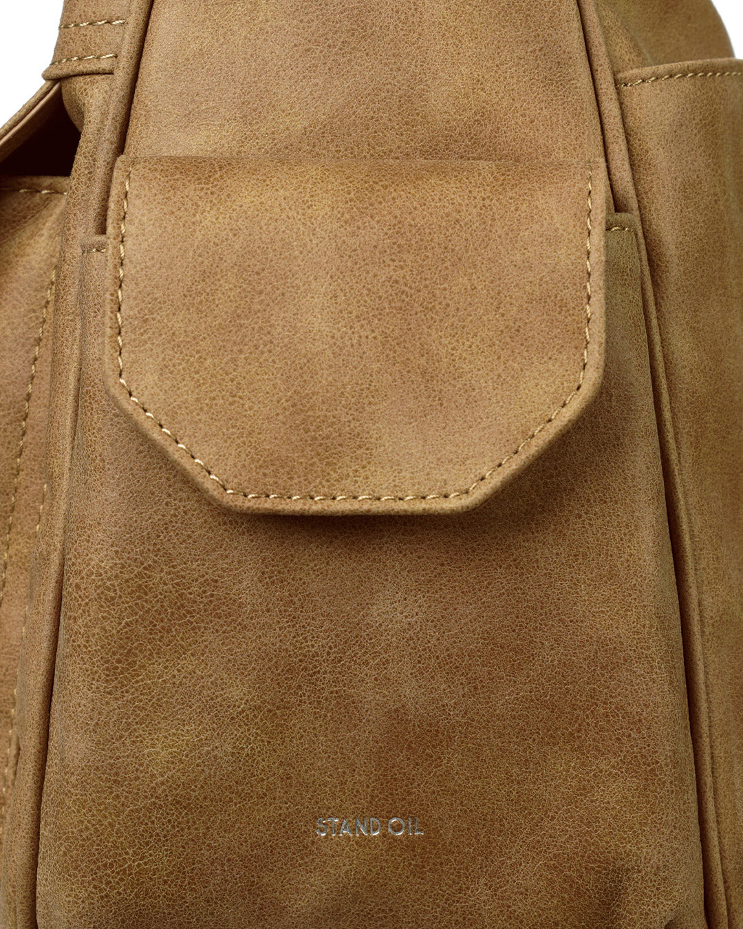 Stand Oil Joey Bag — Structured Crossbody — Camel