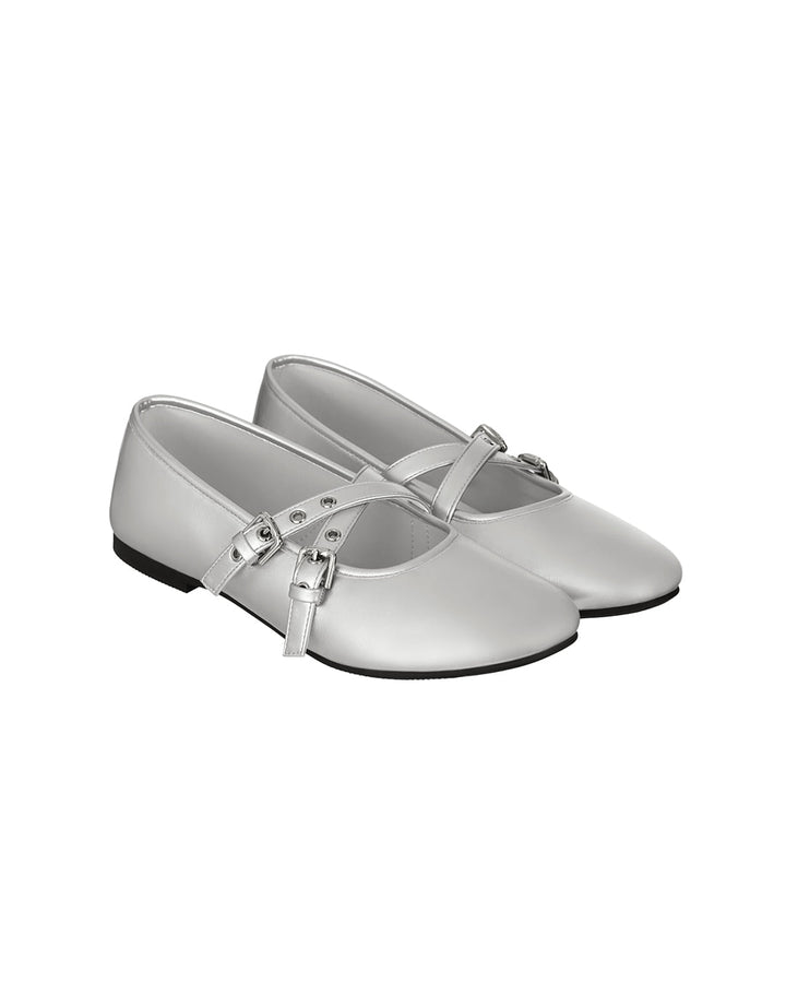Stand Oil Cross Day Mary Jane — Silver