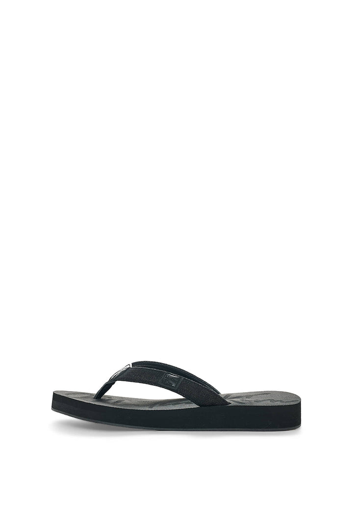 Matin Kim Denim Loop Flip Flop — Black