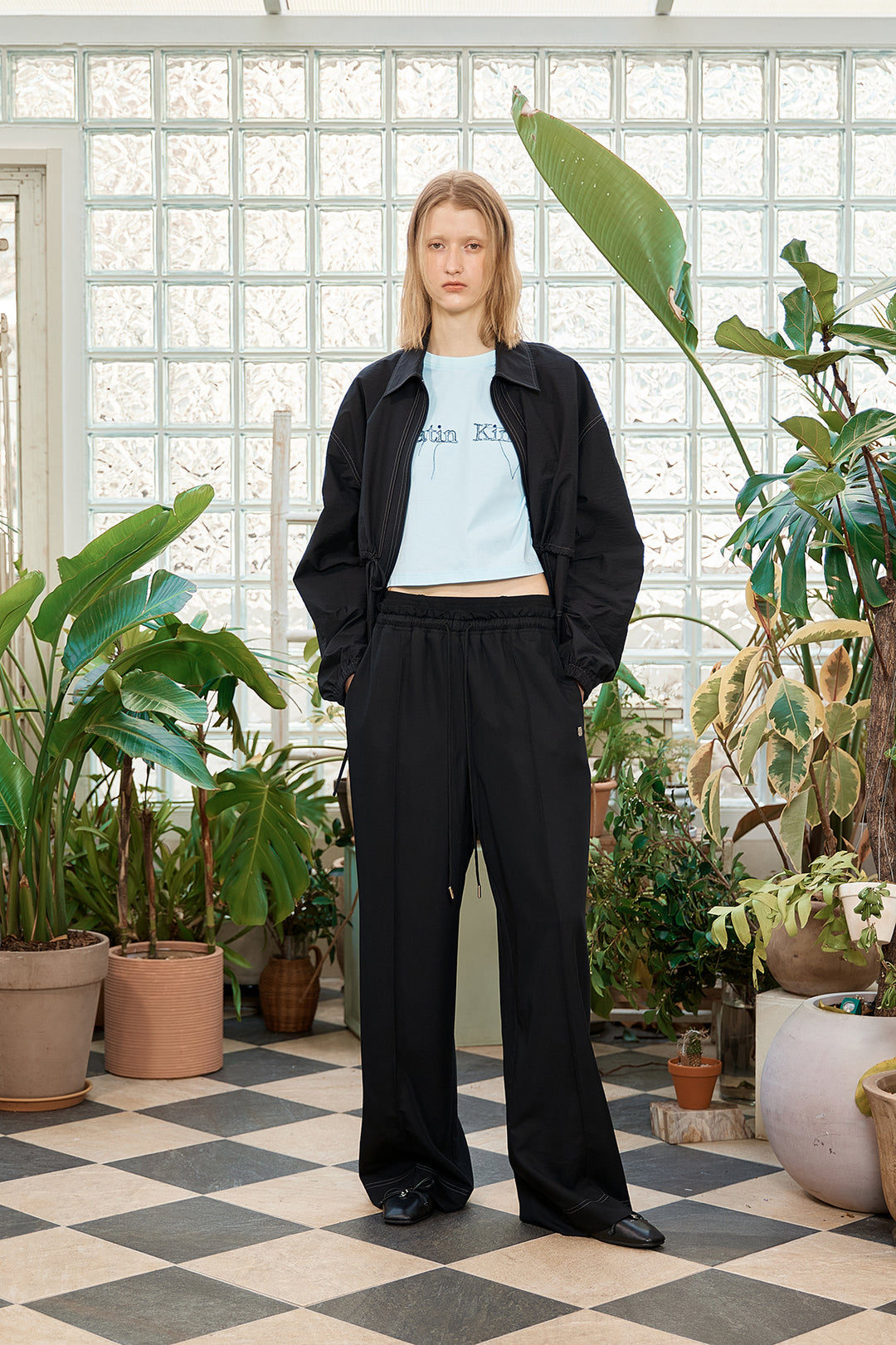 Matin Kim Layered Point String Light Jumper — Black