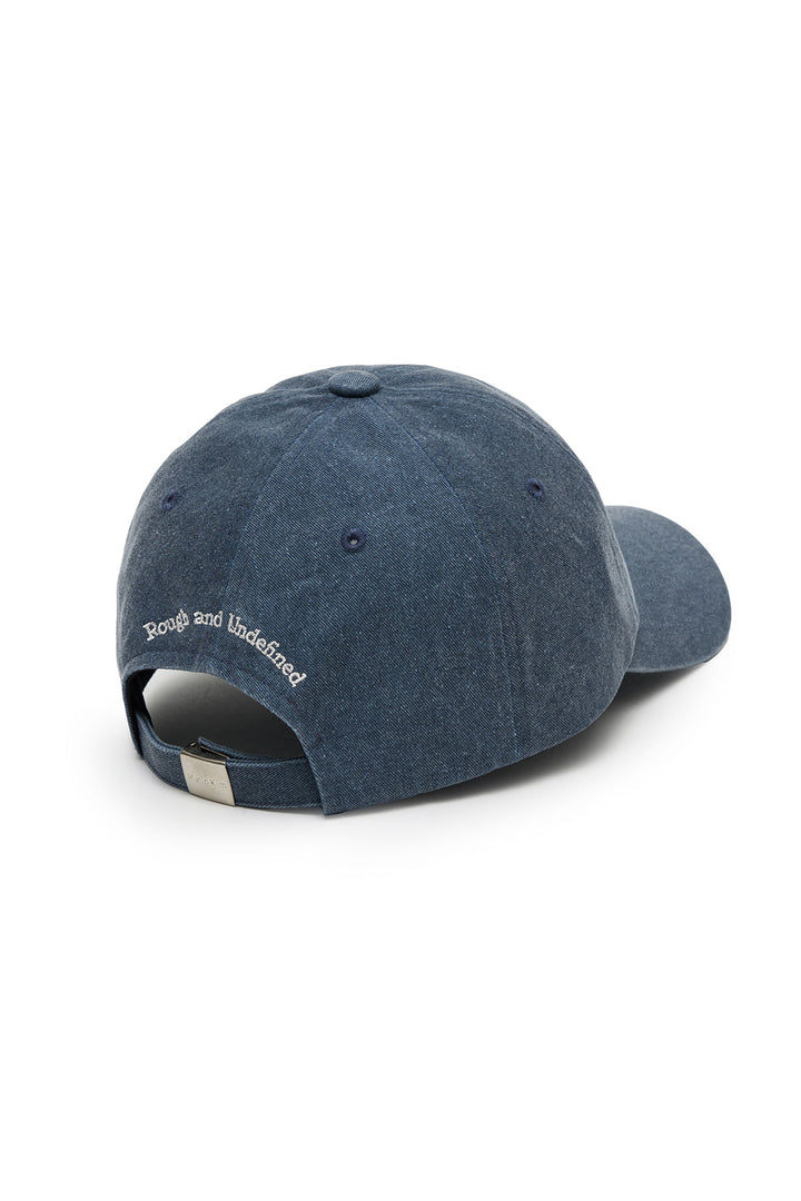 Matin Kim Mini Classic Logo Ball Cap Smoke — Blue