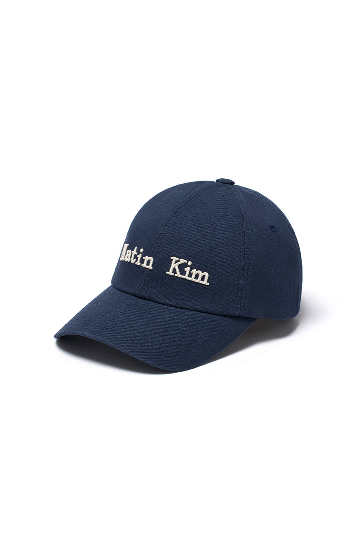 Matin Kim Classic Logo Ball Cap — Navy blue