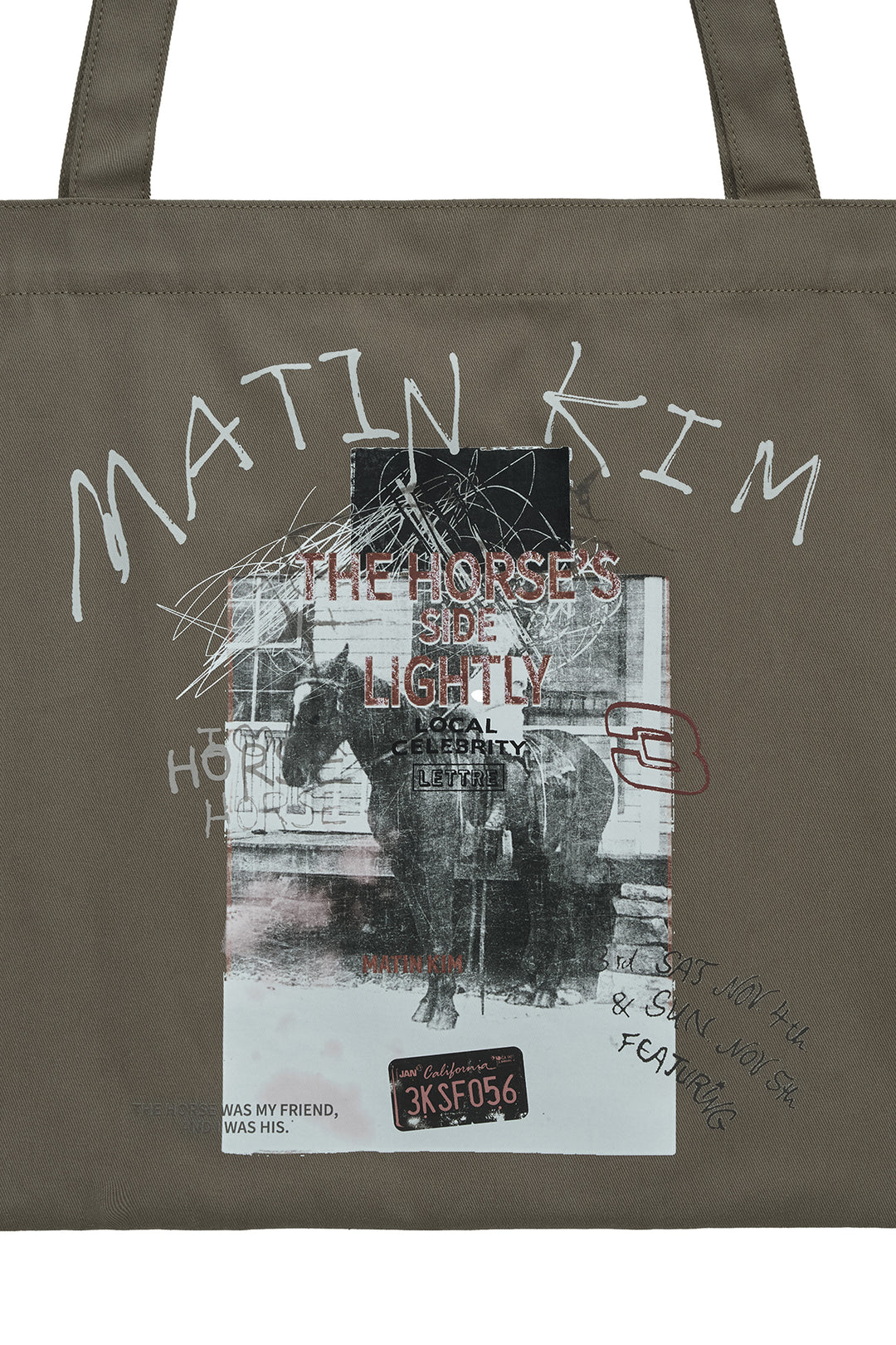 Matin Kim LNY 26 Eco Shoulder Bag — Khaki