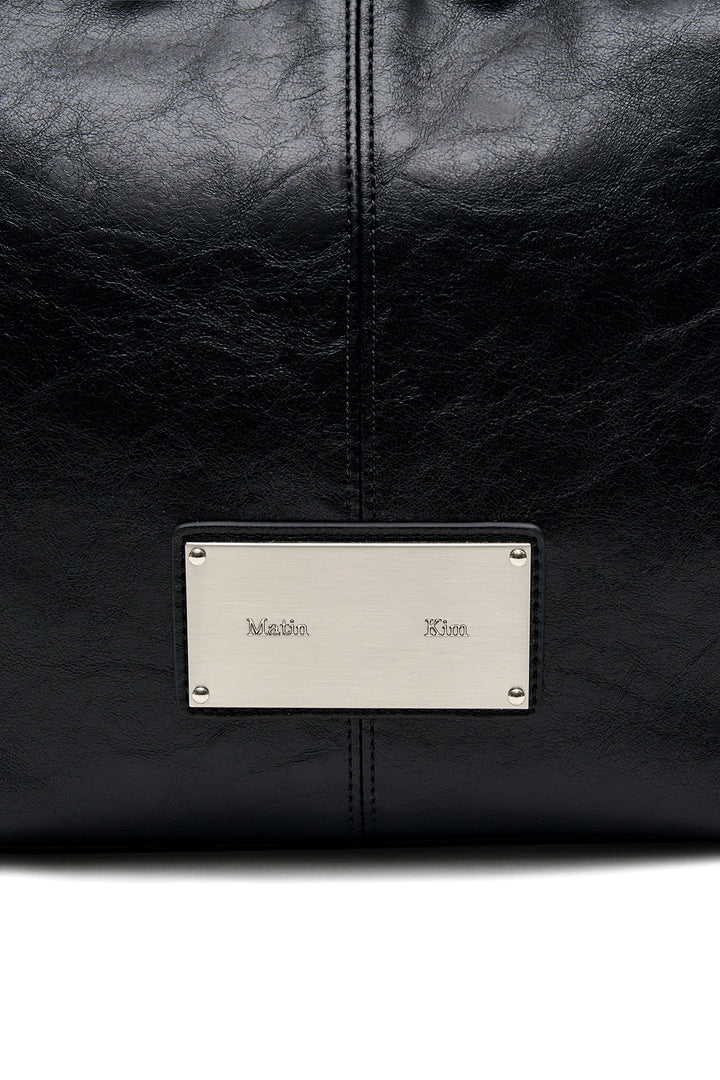 Matin Kim Stud Point Small Shoulder Bag — Black
