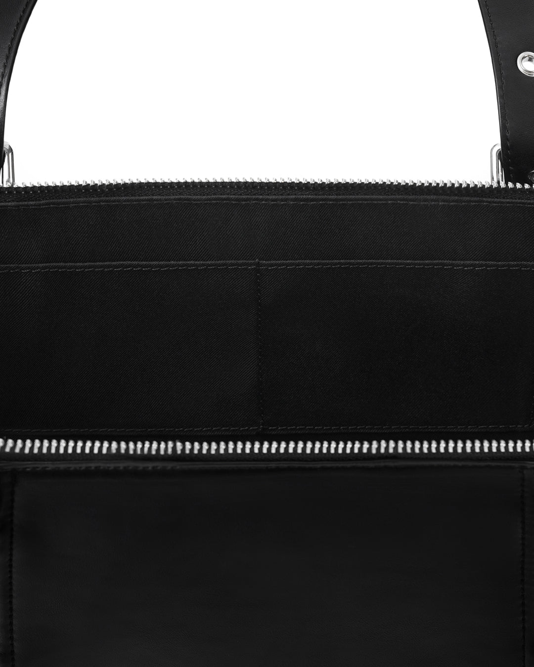 Stand Oil Boat Bag — Glossy Shoulder Crossbody — Black