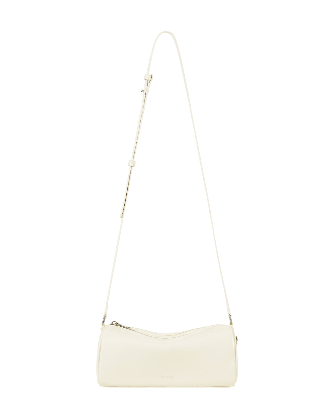 Stand Oil Chunky Bag — Glossy Wrinkled Leather — Cream