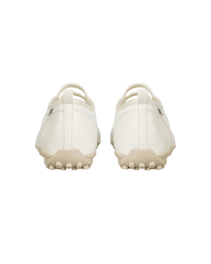 Stand Oil Strap Mary Jane Sneakers — Ivory