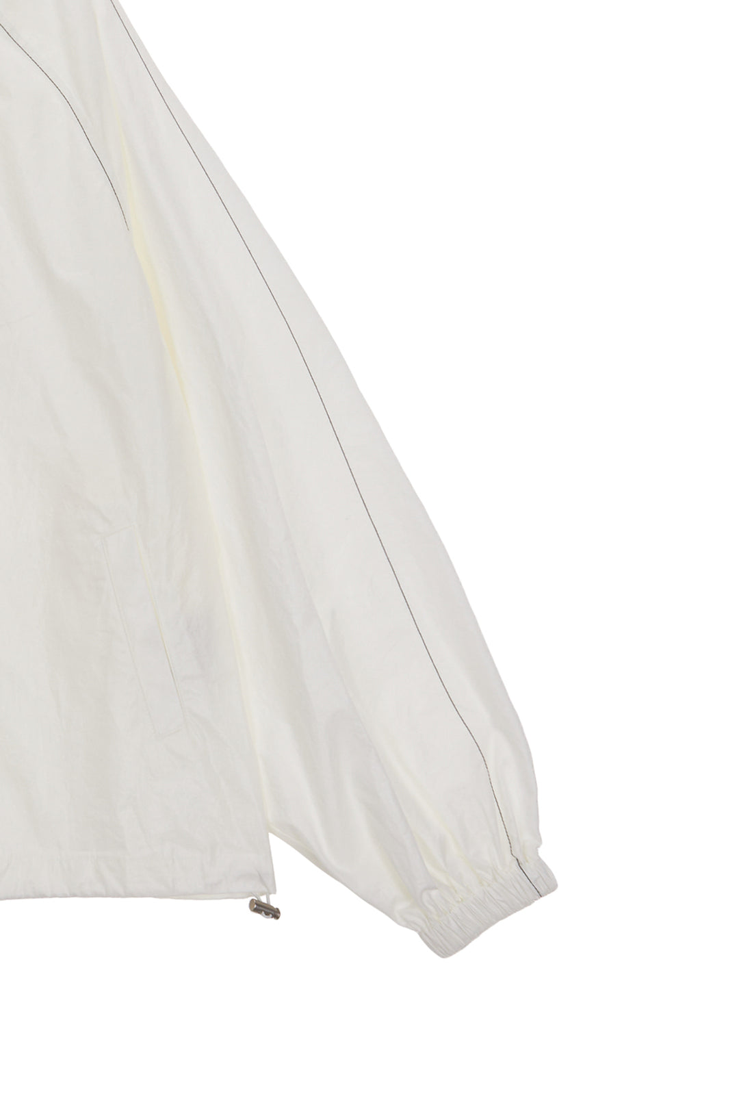 Matin Kim Logo Coating Jumper — Ivory