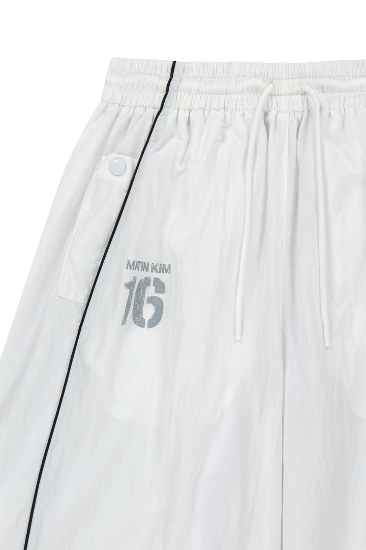 Matin Kim 16 Logo Track Pants — White