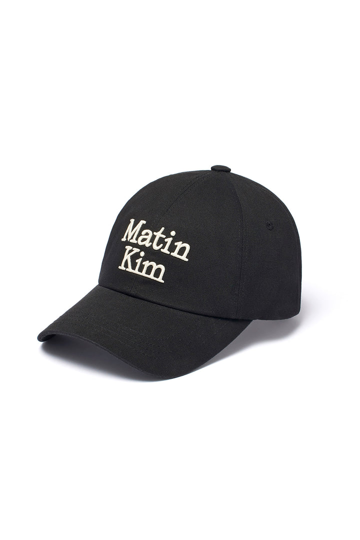 Matin Kim Volume Logo Ball Cap — Black