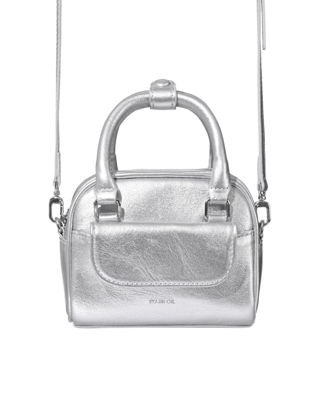 Stand Oil Chubby Bag Tiny — Silver